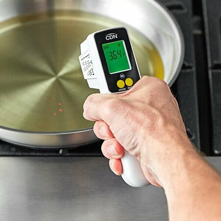 CDN INTP662 ProAccurate HACCP Digital Laser Infrared Thermometer with Folding Thermocouple Probe 221INTP662